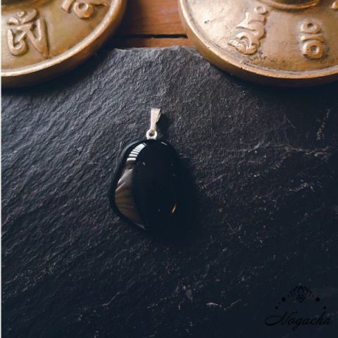 pendentif-obsidienne-noire-pierre-roulee
