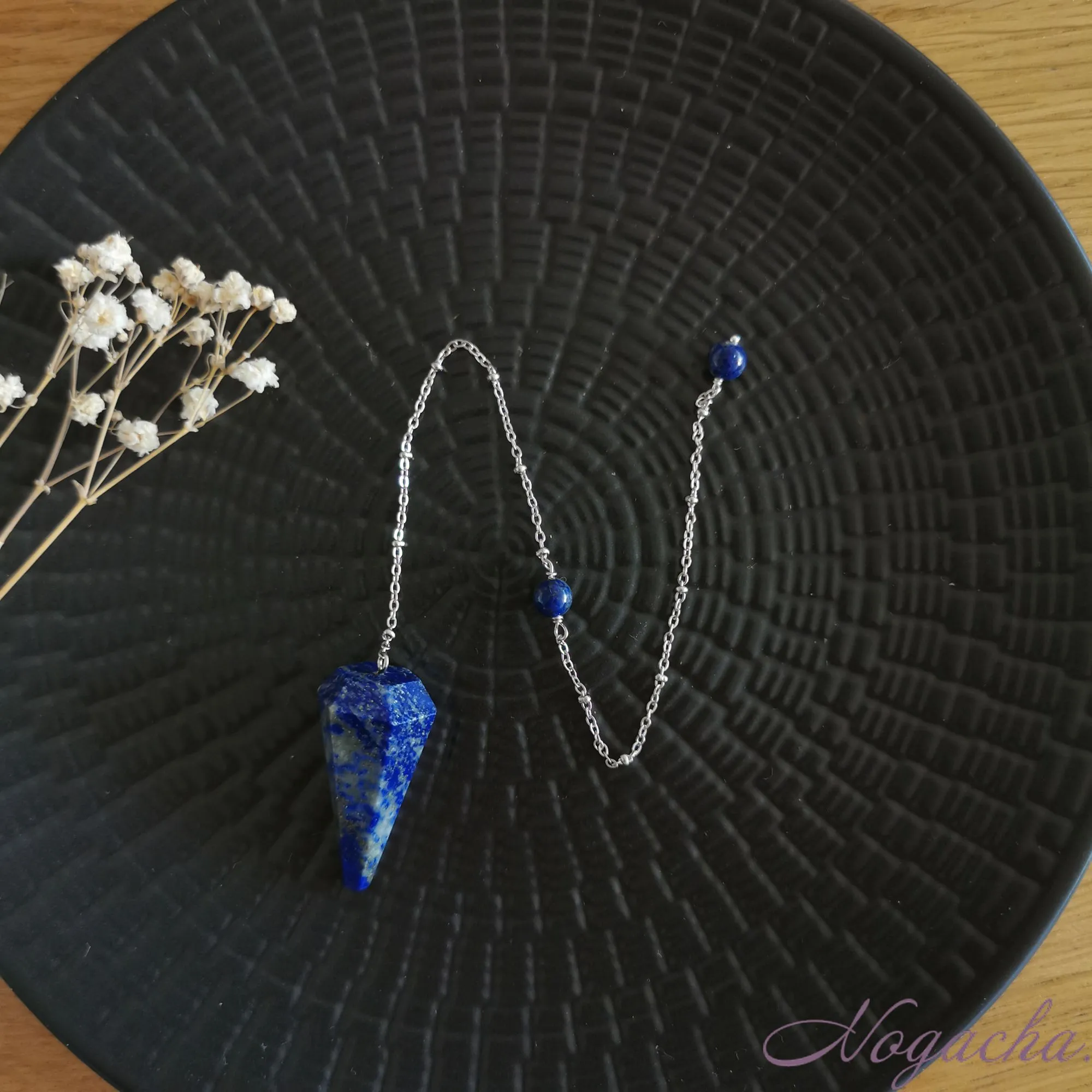 pendule-oui-non-lapis-lazuli-k