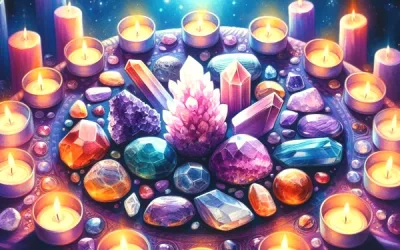 La magie de la pleine lune : guide pratique de rituels avec des pierres naturelles