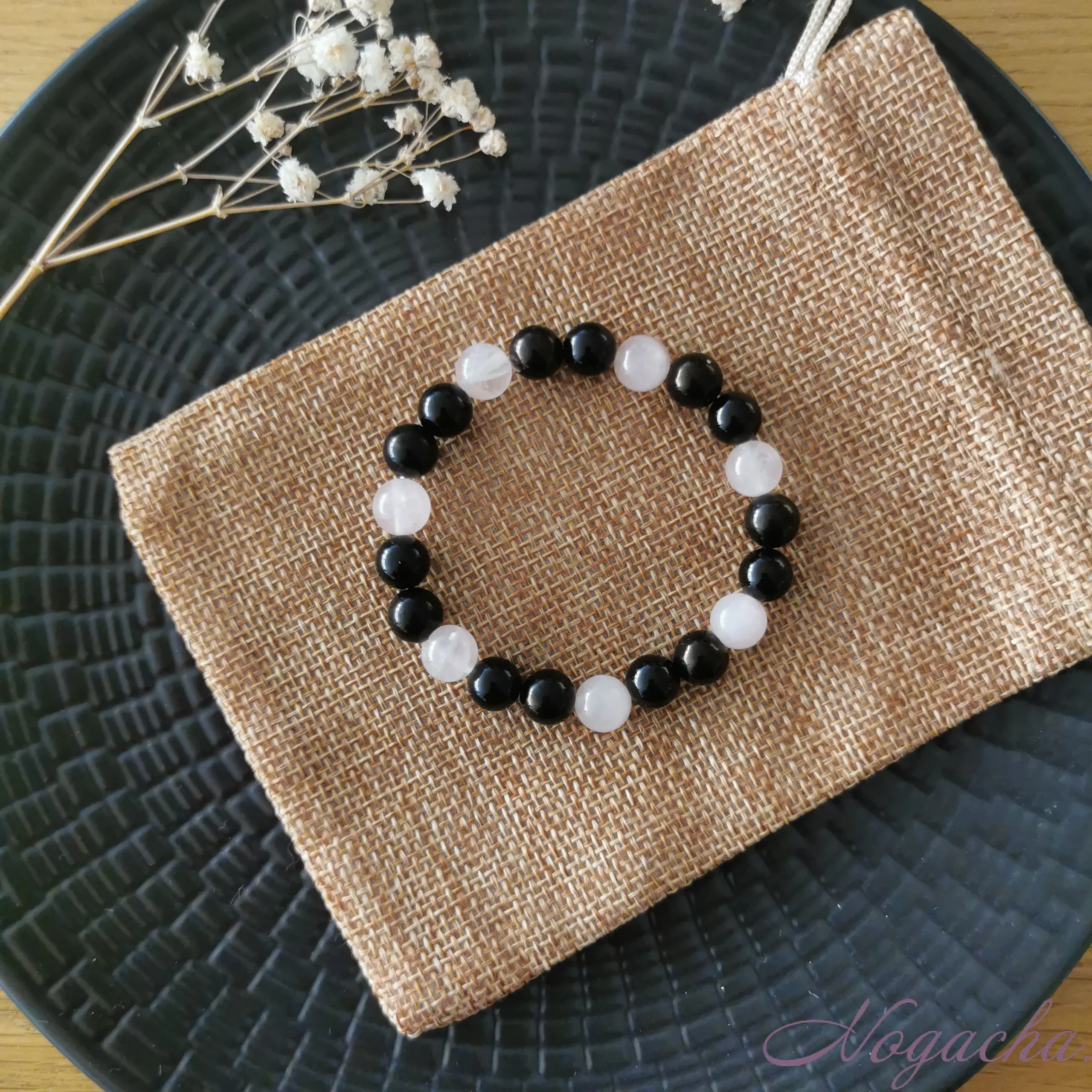 bracelet-deuil-jais-quartz-rose-onyx-k